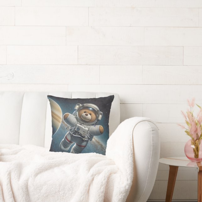 Cojín Decorativo Niño Astronauta de Oso de Teddy