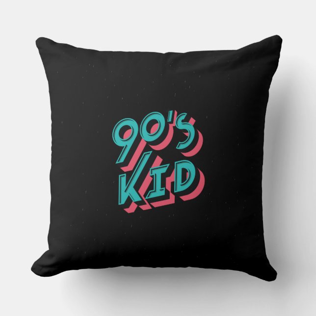 Cojín Decorativo Niño de los 90 (Anverso)