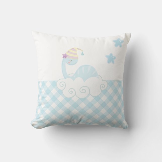 Cojín Decorativo Niño Dinosaurio durmiendo (Anverso)