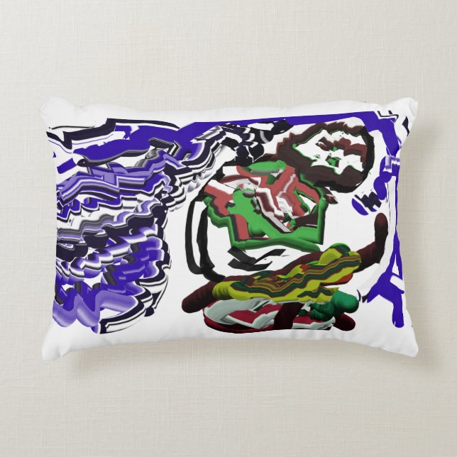 Cojín Decorativo niño en invierno divertido (Anverso)