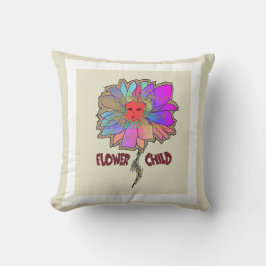 Cojín Decorativo Niño Flor
