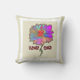 Cojín Decorativo Niño Flor
