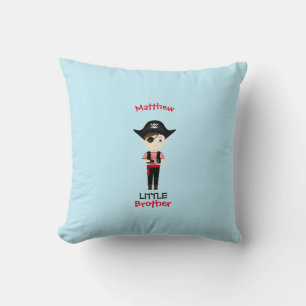 Cojín Decorativo Niño pirata pequeño hermano