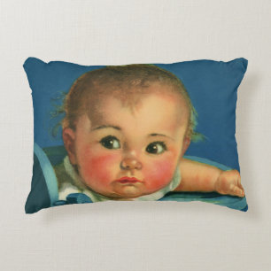 Cojín Decorativo Niño ventilado, niño pequeño o Chica en trona
