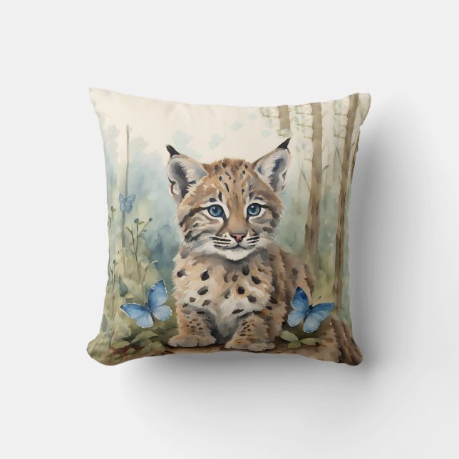 Cojín Decorativo Niños Bobcat (Anverso)