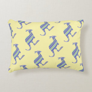 Cojín Decorativo Niños canguro repetidos niños amarillo