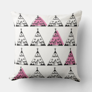 Cojín Decorativo Niños Cushions - Teepee rosado