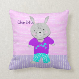 Cojín Decorativo Niños de Conejo Conejo Conejo Cute Personalizados