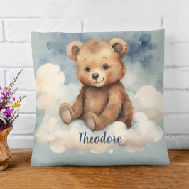 Cojín Decorativo Niños de oso celestial