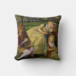 Cojín Decorativo Niños en la huerta del rey
