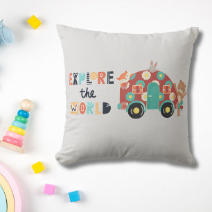 Cojín Decorativo Niños exploradores de Woodland