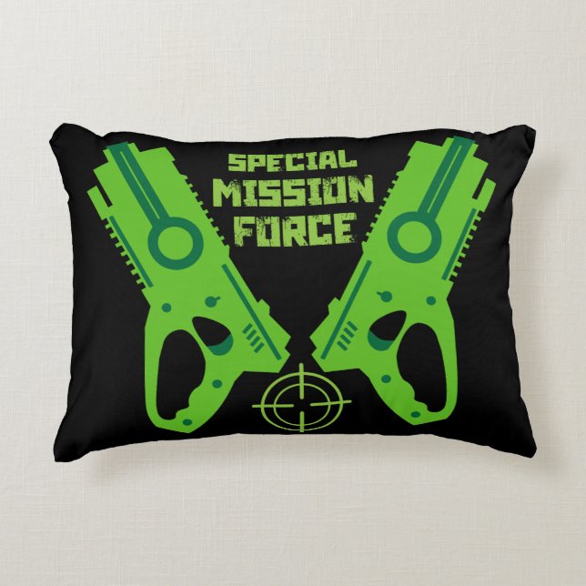 Cojín Decorativo Niños Juguetes Combatiendo Navidades Y Cumpleaños (Anverso)