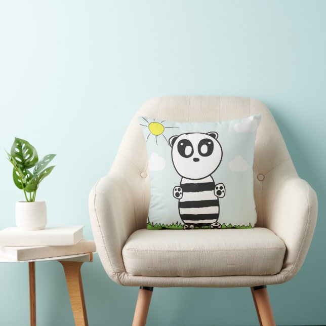 Cojín Decorativo Niños Panda  (Silla)