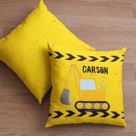 Cojín Decorativo Niños Personalizados de vehículos de construcción 