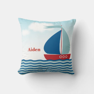 Cojín Decorativo Niños personalizados en velero