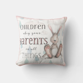 Cojín Decorativo Niños Personalizados Obedezcan A Sus Padres-Col 3: