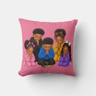 Cojín Decorativo Niños rezando 