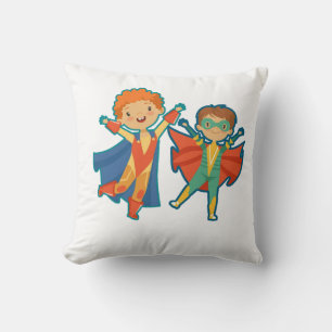 Cojín Decorativo Niños superheroicos lindos