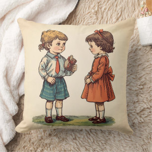 Cojín Decorativo Niños Vintage