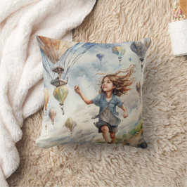 Cojín Decorativo niños volando cometas