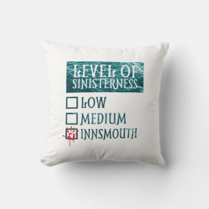 Cojín Decorativo Nivel de Innsmouth Lovecraft