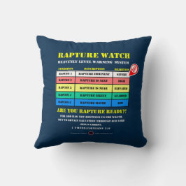 Cojín Decorativo Niveles de Alerta de Rapto