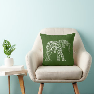 Cojín Decorativo Niza Elephant Mandala Design 4