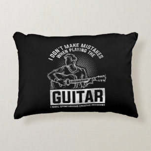 Cojín Decorativo No cometo errores al tocar la guitarra