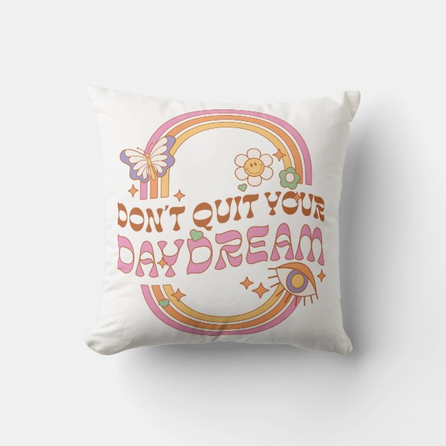 Cojín Decorativo No dejes tu sueño diurno (Anverso)