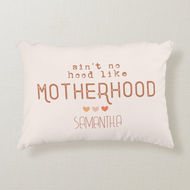 Cojín Decorativo No es como la maternidad (Anverso)