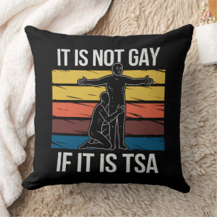 Cojín Decorativo No es gay si es el orgullo LGBTQ de seguridad de T
