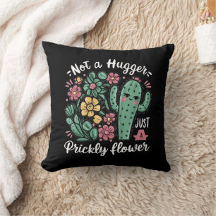 Cojín Decorativo No es solo una broma de cactus de flores