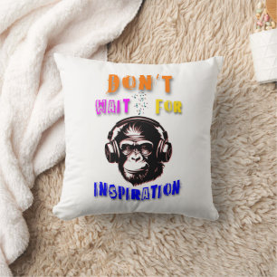 Cojín Decorativo No Esperes Inspiración
