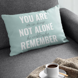 Cojín Decorativo No Estás Sola Recuerda La Pista De Inspiración