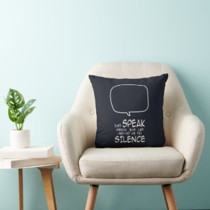 Cojín Decorativo No Hables