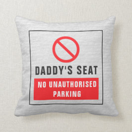 Cojín Decorativo No hay asientos de estacionamiento personalizados
