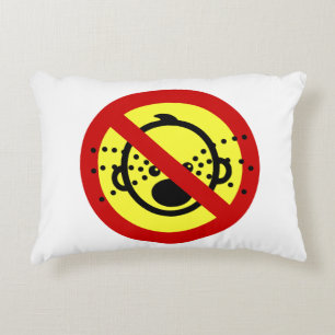 Cojín Decorativo NO HAY Bebés Llorando ⚠ Rótulo del aeropuerto tail