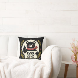 Cojín Decorativo No hay cerveza para tus Navidades