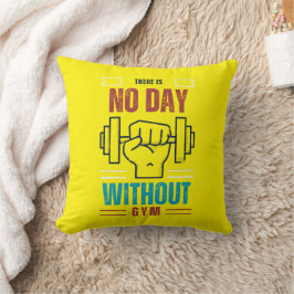 Cojín Decorativo No hay día sin gimnasio