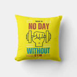 Cojín Decorativo No hay día sin gimnasio