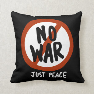 Cojín Decorativo No hay guerra, sólo paz