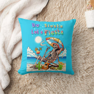 Cojín Decorativo No hay siesta, vamos a hacer la fiesta