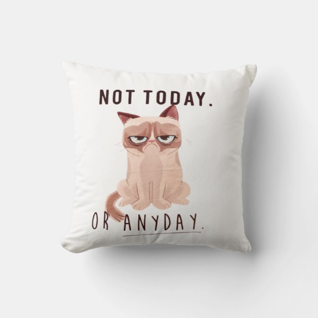 Cojín Decorativo No hoy ni en ningún momento (Anverso)