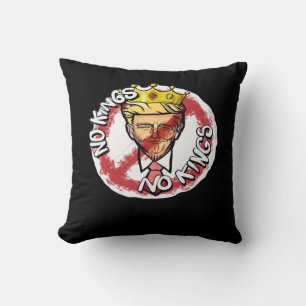 Cojín Decorativo No Kings In America Anti Donald No Kings Day Clase