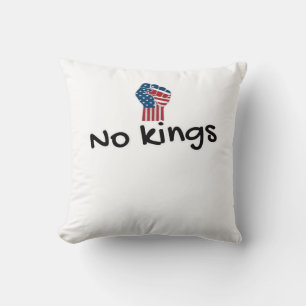 Cojín Decorativo No Kings In America Classic Minimal Clean