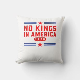 Cojín Decorativo No Kings In America Classic Minimal Clean