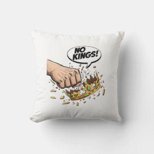 Cojín Decorativo No Kings In America Diseño Creativo