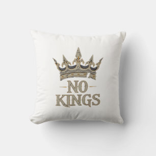 Cojín Decorativo No Kings In America Gráfico Vintage