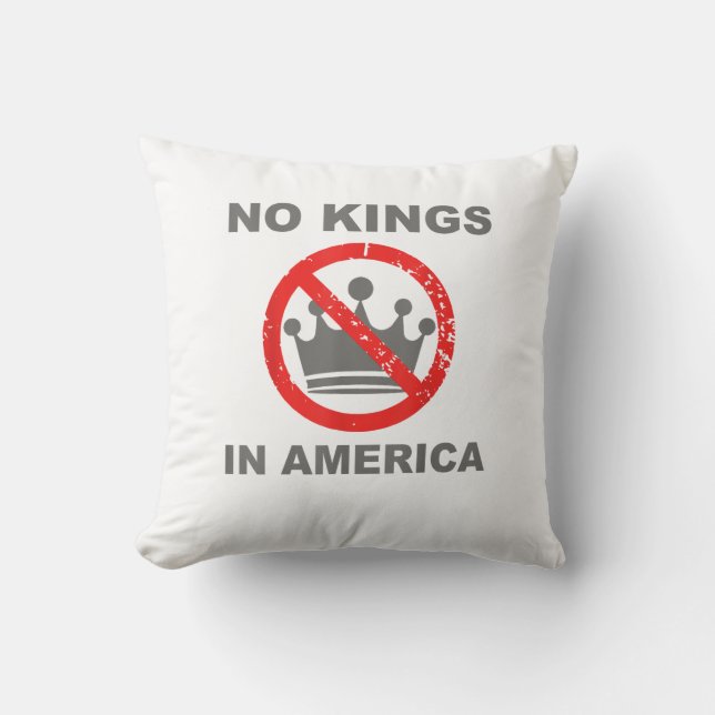 Cojín Decorativo No Kings In America Patriotic Casual (Anverso)