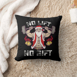 Cojín Decorativo No Levantar No Regalo Santa Gimnasio Entrenamiento